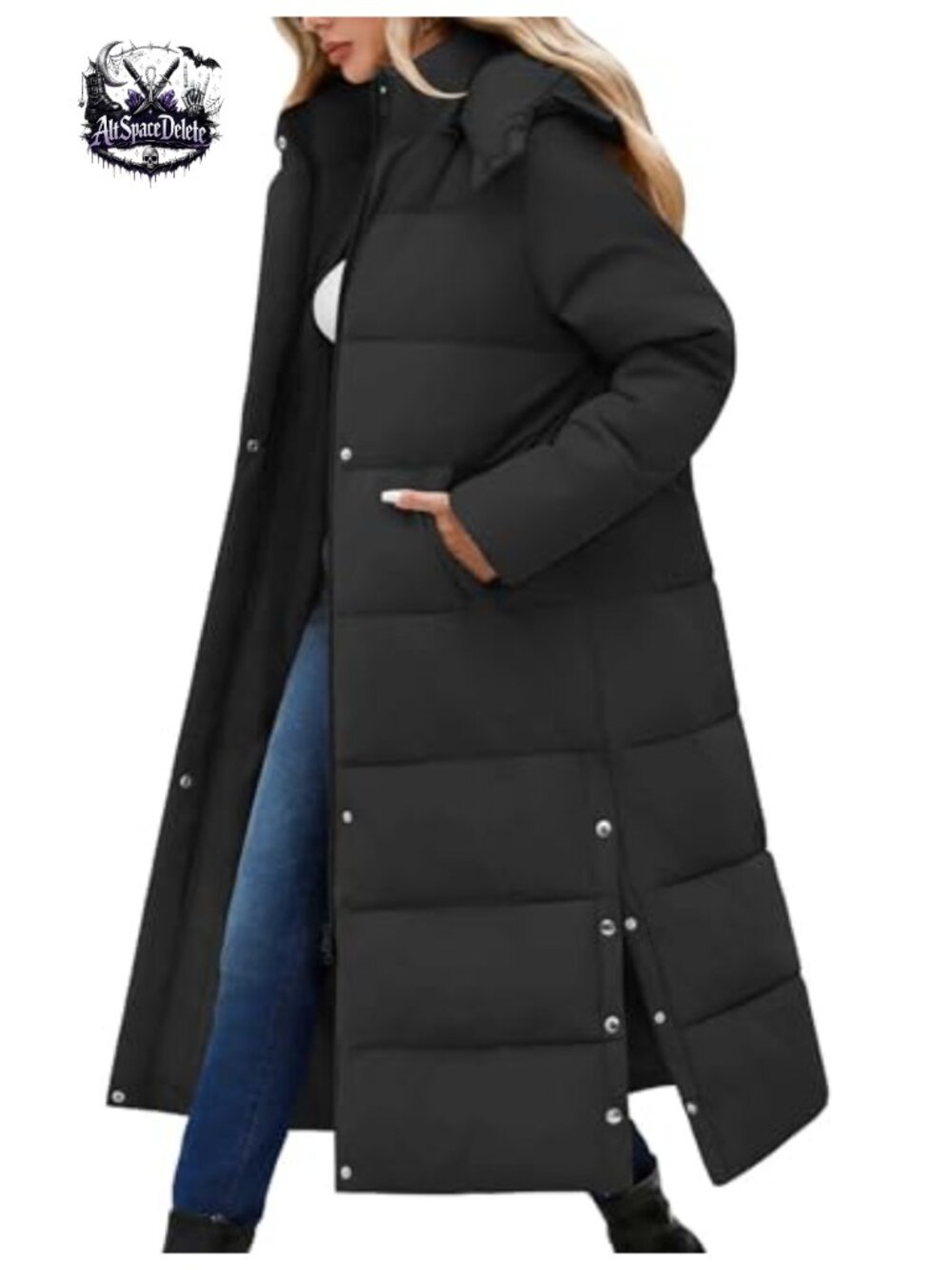Women's Long Maxi Down Coat Winter Puffer Jacket